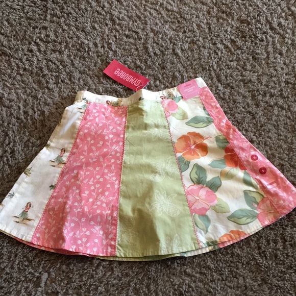 Vintage NWTs Gymboree Aloha Wahine skort Sz 5 - Picture 1 of 11